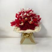 Golden Ferrero Floral Gift Bouquet image