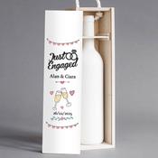 Just Engaged Wine Box Personalised
