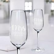 Mrs. Champagne Flute (Personalised Single Flute) image