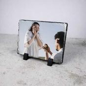 Personalised Rectangular Photo Slate With Gloss Finish – 15cm x 20cm