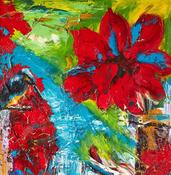 Kingfisher 2 - Canva Paiting - Ennis Art School image