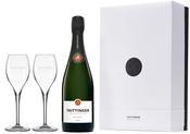 Tattinger Champagne And Glasses Giftset