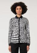 Fracomina Shirt Regular Fit with Geometric Pattern &amp;amp; Flowers image