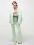 Marella Rubens Long Stretch Canvas Blazer - Jade image