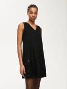 Iblues Oxalis Embroidered Dress Black image