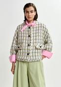 Essentiel Antwerp Jayden Oversized Bouclé Jacket with Trim Detailing image