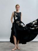 Psophia Black Dress with Jewel Detailing