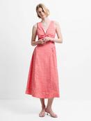 French Connection Sheila Voluminous Gingham Midi Dress image