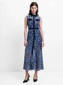 French Connection Skye Lace Godet Shirt Dress image
