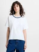 French Connection Aliyana Jersey Short Sleeve Chain T-Shirt