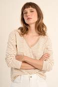 Molly Bracken Sailor T-shirt, V-neck Camel image