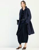 HIGH TECH PETUNIA Navy Blue Technical Cotton Twill Coat image