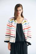 Dawn &amp;amp; Dare Ginzelle Crochet Mohair Cardigan