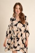 Molly Bracken Short Babydoll Print Dress image
