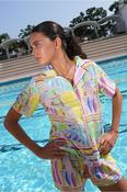 Molly Bracken Short-Sleeved Shirt with Surf Print image