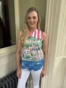 Vilagallo Sleeveless Printed Blouse image