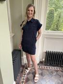 Suncoo Navy Cotton Dress