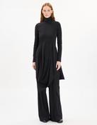 HIGH TECH Scattering Midi Dress in Black Sensitive® with Mock Neck image