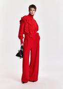 ESSENTIEL ANTWERP Kelsea Red wide-leg pants image