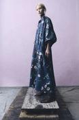 Psophia FLOWY LONG PUFF-SLEEVE DRESS “ALMOND BLOSSOM” image