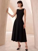 Carla Ruiz Midi Dress - Black image