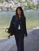 Emme FILM Textured Stretch Mat-Weave Jacket - GREEN image