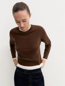 Emme EMMPRUGNA Pure Wool Jumper - BURNT BROWN image