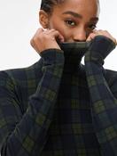 Iblues IBLVOLANTE PRINTED POLO-NECK JUMPER Dark Green