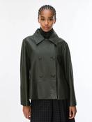 Iblues IBLGIORNATA LEATHER JACKET Bottle Green