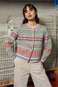 Molly Bracken Knitted Cardigan, Tybetan Pattern