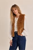 Molly Bracken Imitation Sheepskin Sleeveless Jacket image