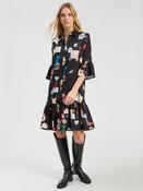Vilagallo BLACK LOVE SHORT DRESS image