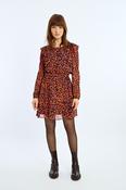 Molly Bracken Short Graphic Print Voile Dress - XS image