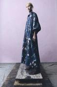 Psophia FLOWY LONG PUFF-SLEEVE DRESS “ALMOND BLOSSOM” - XS image