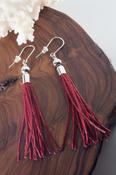Metal Bead Tassel Earrings image