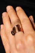 Handmade  Trio Copper Ring