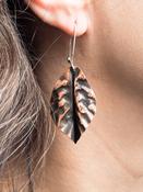 Leaves Copper Earrings