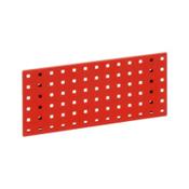 Base plate for square-perforated panel system