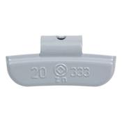 Zinc clip-on wheel weight for car aluminium rims