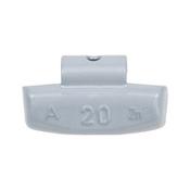 Zinc clip-on wheel weight for car aluminium rims