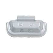 Zinc clip-on wheel weight for car steel rims