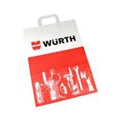 Paper bag with image of products