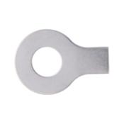 Lock plate with two tabs DIN 463, plain A4 stainless steel