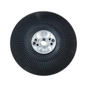 Backing pad with cooling grooves For vulcanised fibre discs