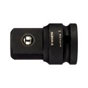 1/2" power connector with 3/4 inch square drive and ball lock