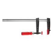 Malleable iron screw clamp with protective caps