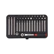 Ratchet bit assortment, 10 mm 38 pieces