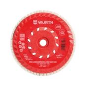 Felt segmented polishing disc for angle grinders with M14 direct mount