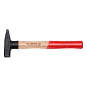 Machinists' hammer with protective handle sheath