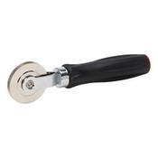 Press-on roller for tyre repairs